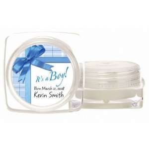 Baby Keepsake: Its a Boy Gift Wrap Design Personalized Large Lip Balm 