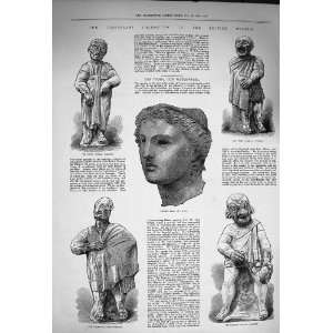  1873 Castellani Museum Bronze Venus Glutton Etruscan