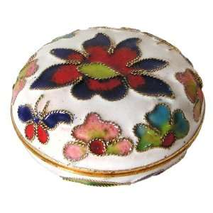  Flowers of Tibet Cloisonne Box Naga Land Tibet Sacred 