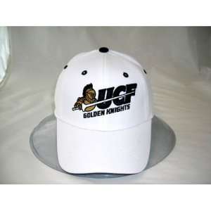 Central Florida Knights One Fit NCAA Cotton Twill Flex Cap (White)