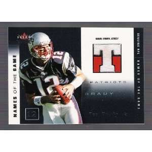   Game JERSEY Card #144 of only 500 Made New England Patriots Football