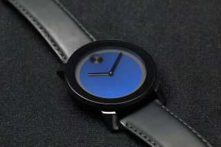 MOVADO BOLD Indigo Blue Dial 42mm Leather Straps   BRAND NEW in the 