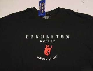 NEW NWT PENDLETON WHISKY Leter Buck WESTERN RODEO COWBOY T SHIRT Mens 