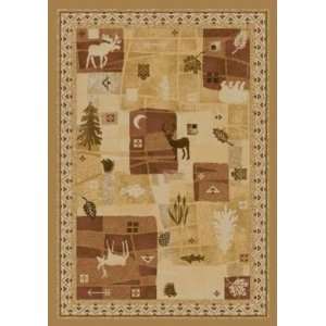  Signature Deer Trail Maize Country 2.1 X 7.8 Area Rug 