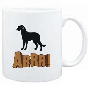  Mug White  Irish Wolfhound  ARRRRR!!!  Dogs: Sports 