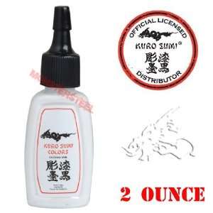  SAMURAI WHITE Kuro Sumi Colors 2 oz Tattoo Ink 2oz Health 