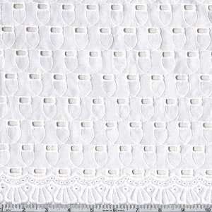  52 Wide Cotton Eyelet White Fabric By The Yard Arts 