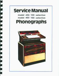 Rock Ola 459   460 Service Manual  