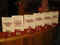 Wine Cork Tablecard Holders 12 w Table cards Wedding  