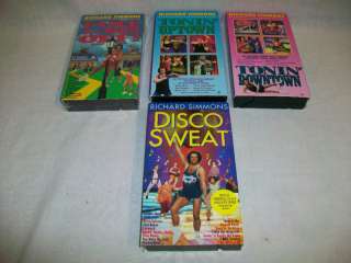 Lot of 4 Richard Simmons Aerobic Exercise Vhs Videos  