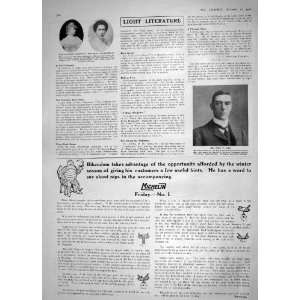  1908 GERTRUDE ATHERTON CHOLMONDELEY FRED JANE INVENTOR 