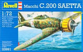 NEW! Revell Germany 1/72 Macchi MC200 Saetta Plastic Model Kit 03991 
