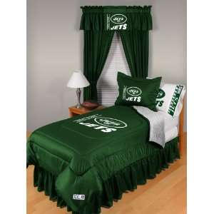    NFL New York Jets Locker Room Twin Comforter: Sports & Outdoors