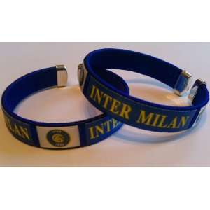  FC Inter Milan Team Logo Italian Soccer Bracelet Wristband 