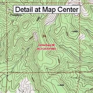  USGS Topographic Quadrangle Map   Tehachapi NE, California 