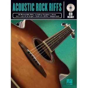  Acoustic Rock Riffs   Guitar Riffs   BK+CD: Musical 