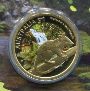 Australia   Tasmanian Wilderness Commemorative $1  