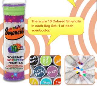 Colored Smencils Deliciously Scented Pencil Sets  