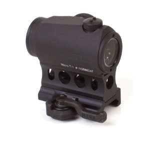 AIMPOINT Micro T 1 with A.R.M.S. #31 Throw Lever Mount & Spacer 