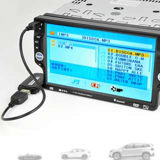 DIN form factor 7 inch touchscreen GPS functionality + antenna Free 