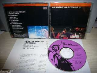 JIMI HENDRIX LIVE ISLE OF WIGHT 1971 JAPAN CD 2200yen  