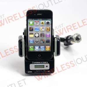 VERIZON IPHONE 4 4G FM RADIO TRANSMITTER CAR DOCK MOUNT  