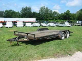 6712 USED Load Trail 2001 Car Hauler Trailer Ramps 83x18 Buy It NOW 