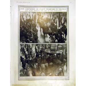  Party Warfare France Havre Visit Premier Old Print 1914 
