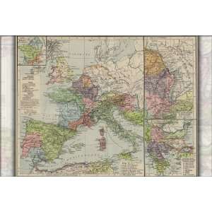  European Provinces of the Roman Empire Map   24x36 