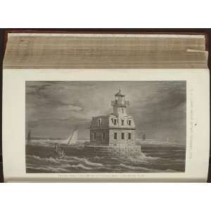    Lighthouse,Penfield Reef,Long Island Sound,1874,NY