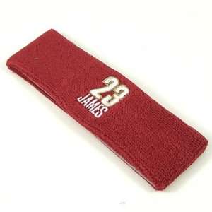  CLEVELAND CAVALIERS LEBRON JAMES OFFICIAL HEADBAND: Sports 