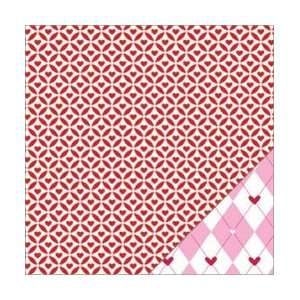 : Bazzill Basics Paper Love Story Double Sided Paper 12X12 Red Love 