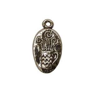  Green Girl Pewter Java 17x32mm Charms Arts, Crafts 