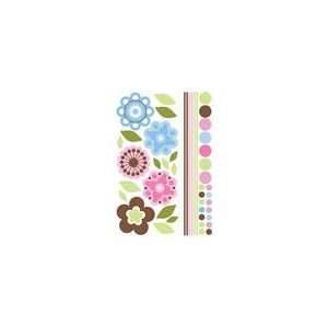  Growing Flowers Peel & Stick Wall Decals: Home Improvement