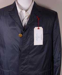 THOM BROWNE $4,500 SMOKE GRAY 3BTN TRENCH COAT ORIGINAL 2009 MED 2 40 