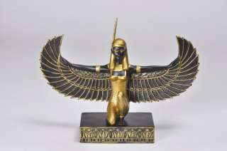 ANCIENT EGYPTIAN DEITY MAAT JUSTICE STATUE FIGURINE  
