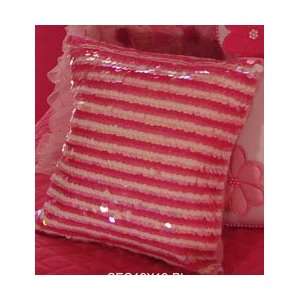  Striped Lil Sparkle Throw Pillow