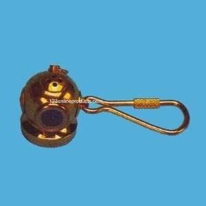 Commercial Diver Brass Helmet Key Ring:  Sports & Outdoors