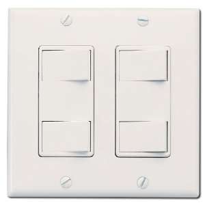  Air King AKS4 Rocker Style 4 Function Switch, White: Home 