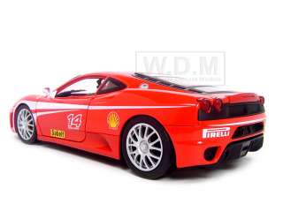 Brand new 118 scale diecast model of Ferrari F430 Challenge #14 die 
