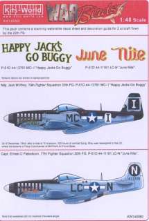 Kits World Decals 1/48 P 51D MUSTANG 20th Fighter Group  