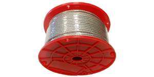 7X7 HDG Galvanized Aircraft Cable, 3/32 X 250  