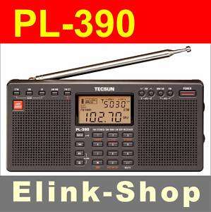 New TECSUN PL390 PLL World Band w / Dual Speaker Radio  