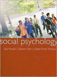 Social Psychology, (0618868461), Saul Kassin, Textbooks   Barnes 