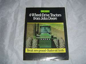 John Deere 4WD 8560 8760 8960 tractor tractors brochure  