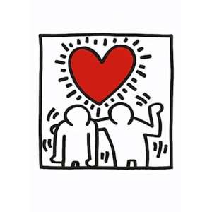 Wedding Invitation   Poster by Keith Haring (20 x 28):  