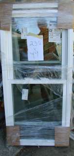 VINYL WINDOW DOUBLE HUNG 23 W X 49 H NEW WHITE  