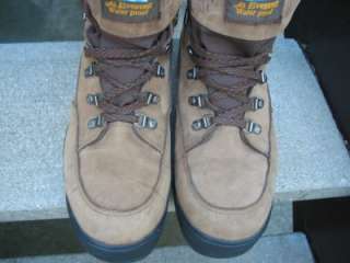 Mt. Everest Used Brown Hiking Boots 11  WATERPROOF!  