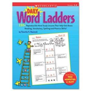   0545074762 Daily Word Ladders 176 Pages Grades 1 2