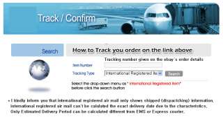   you hard to track it, send us message to let you know how to track it